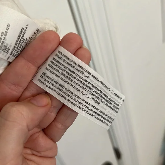 White hollister long sleeve cropped top size L - Picture 4 of 5